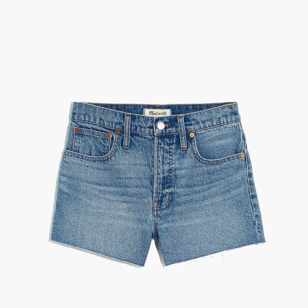🆕Madewell | THE PERFECT JEAN SHORT Hi Rise Cutoff Jean Shorts Women's Size 33